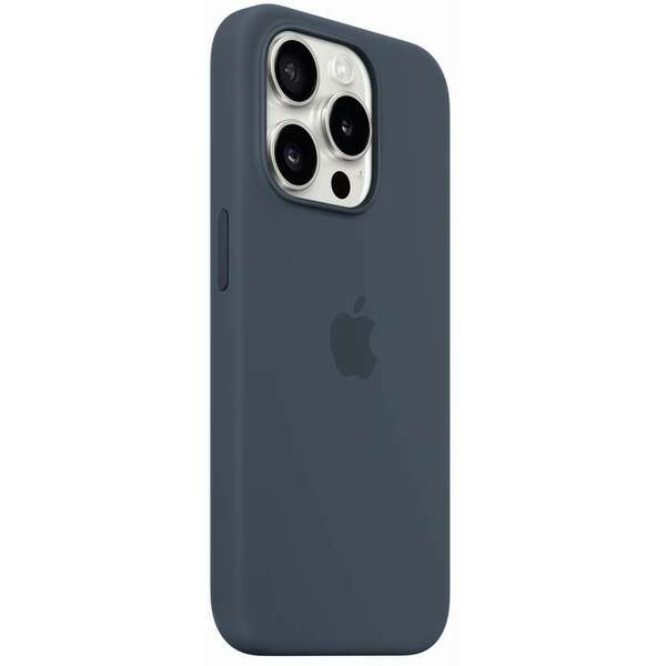 APPLE iPhone 15 Pro Silicone Case with MagSafe - Storm Blue mt1d3zm/a