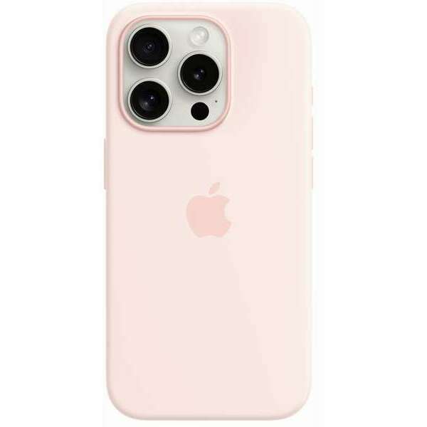 APPLE iPhone 15 Pro Silicone Case with MagSafe - Light Pink mt1f3zm/a