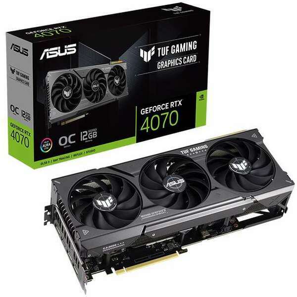 ASUS nVidia GeForce RTX 4070 12GB 192bit TUF-RTX4070-O12G-GAMING