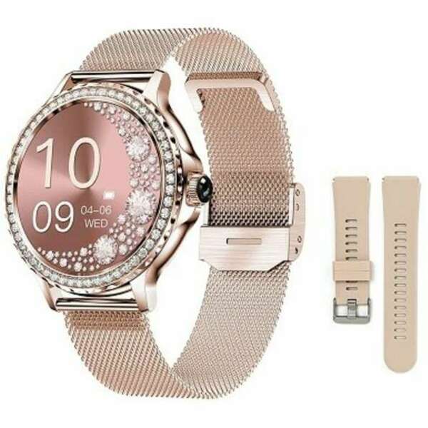 MADOR Smart Watch NX19 Gold Pink