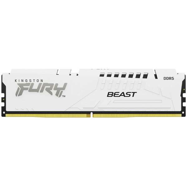 KINGSTON DIMM DDR5 16GB 5200MT/s KF552C40BW-16 Fury Beast White XMP