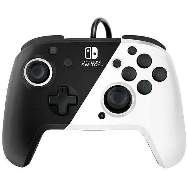 PDP Nintendo Switch Faceoff Deluxe Controller + Audio - Black & White