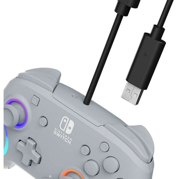 PDP Nintendo Switch Afterglow Wave Wired Controller Grey