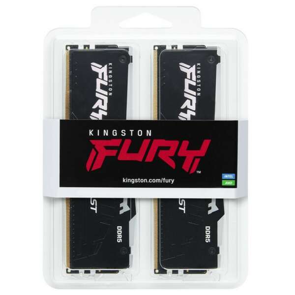 KINGSTON DIMM DDR5 16GB (2x8GB kit) 6000MT/s KF560C36BBEAK2-16 FURY Beast RGB EXPO