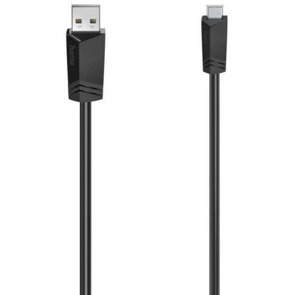 HAMA Mini-USB kabl, USB 2.0, 480 Mbit/s, 1.50 m    fleksibilan