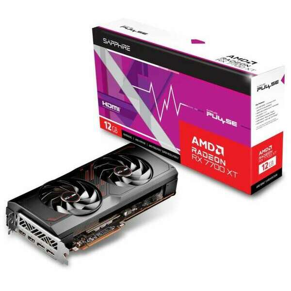 SAPPHIRE AMD Radeon RX 7700 XT 12GB 192bit PULSE RX 7700 XT GAMING 12GB (11335-04-20G)