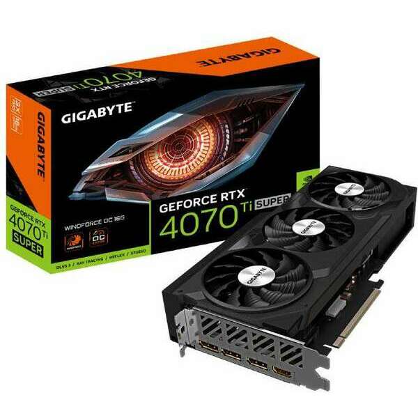 GIGABYTE nVidia GeForce RTX 4070 Ti SUPER 16GB 256bit GV-N407TSWF3OC-16GD