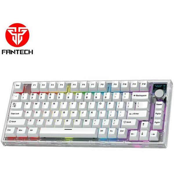 FANTECH MK910 RGB PBT Maxfit81 Frost Wireless bela (yellow switch)