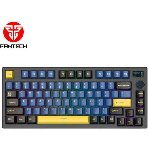 FANTECH MK910 RGB Vibe Maxfit 81 Grand Cobalt Wireless  (Yellow switch)