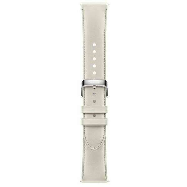 XIAOMI Watch 2/2 Pro/S3/S1 Pro/S1/S1 Active White Leather Strap 