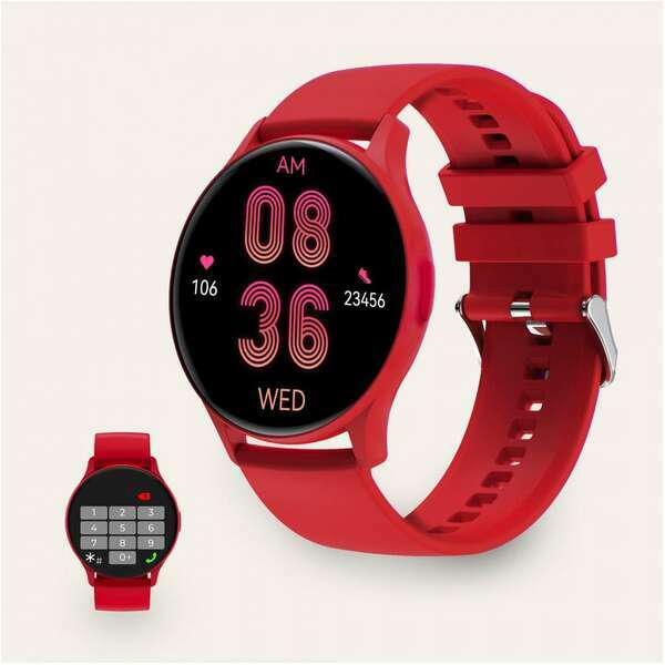 KSIX Smart Watch Core Amoled Red BXSW16RJ