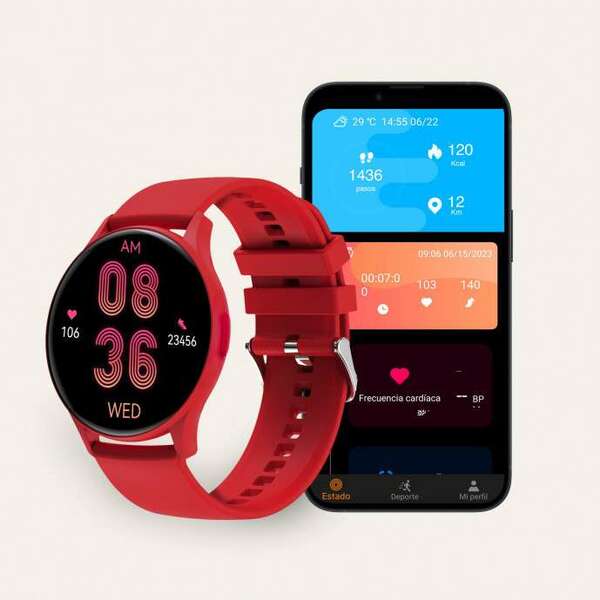 KSIX Smart Watch Core Amoled Red BXSW16RJ