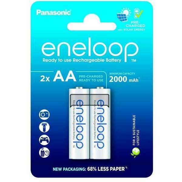 PANASONIC ENELOOP AA/2B  BK-3MCDE/2CP