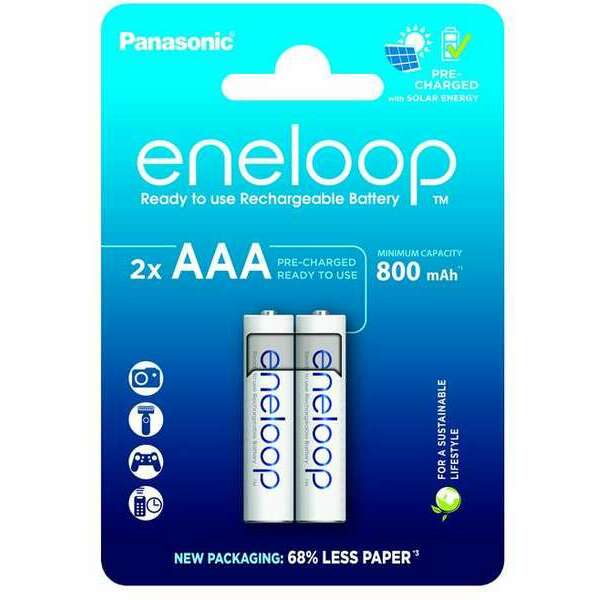 PANASONIC ENELOOP AAA/2B  BK-4MCDE/2CP