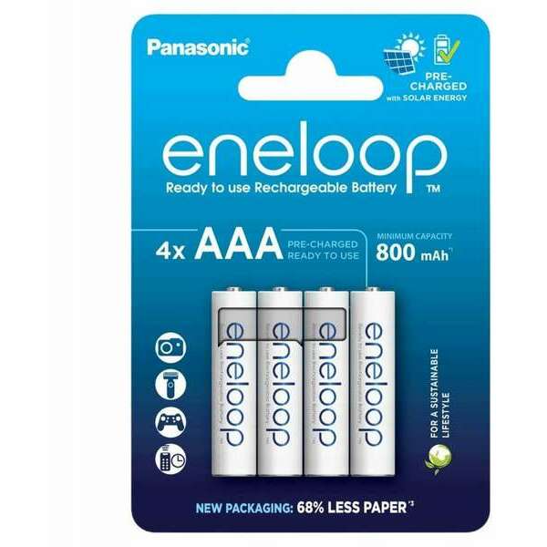 PANASONIC ENELOOP AAA/4B  BK-4MCDE/4CP