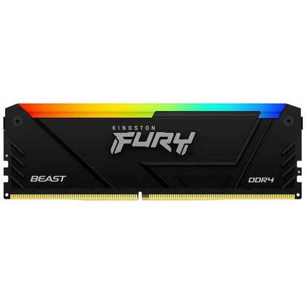 KINGSTON DIMM DDR4 16GB 3600MT/s KF436C18BB2A/16 Fury Beast RGB Black