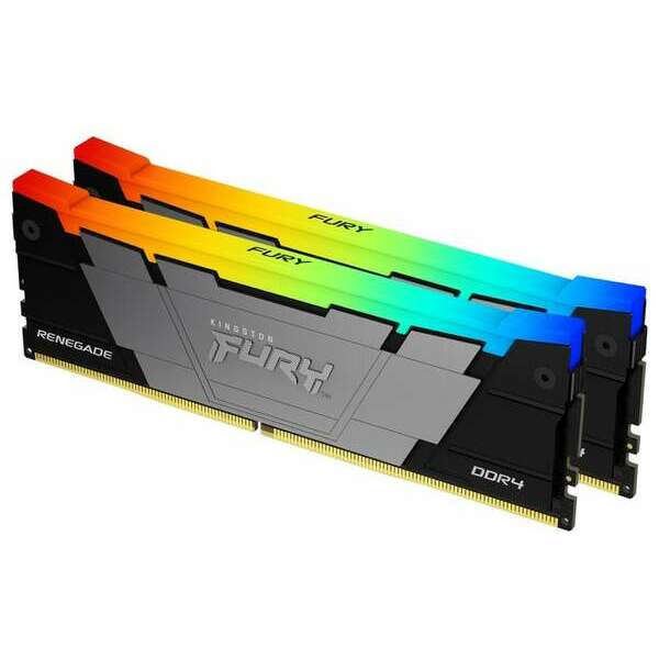 KINGSTON DIMM DDR4 16GB (2x8GB) 4000MT/s KF440C19RB2AK2/16 Fury Renegade RGB Black XMP