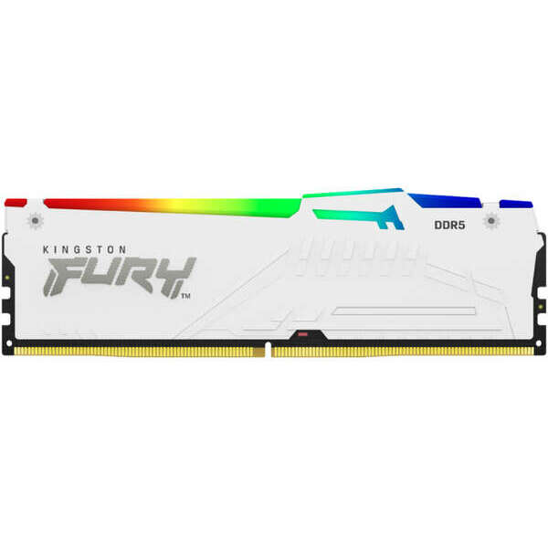 KINGSTON DIMM DDR5 16GB 6400MT/s KF564C32BWEA-16 FURY Renegade Silver/White XMP