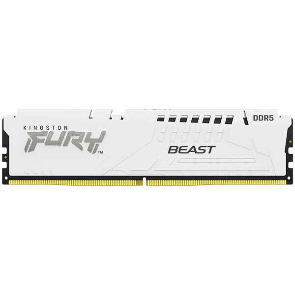 KINGSTON DIMM DDR5 32GB 6400MT/s KF564C32BW-32 FURY Beast White XMP