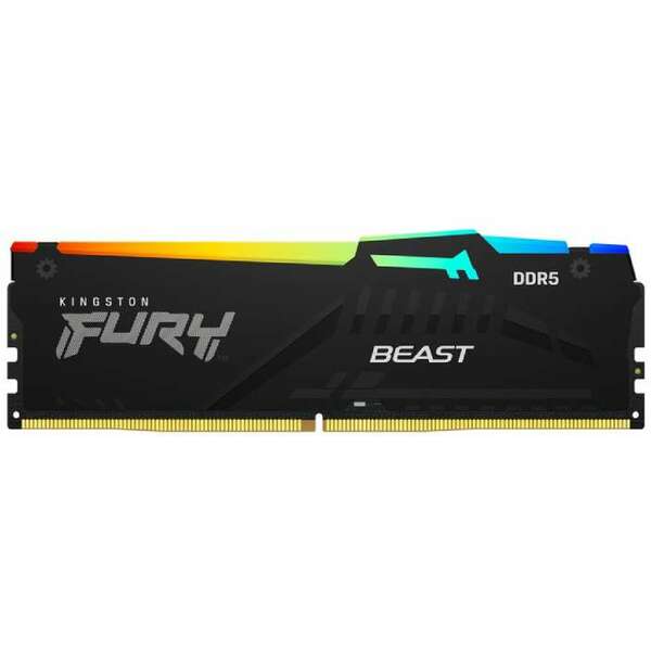 KINGSTON DIMM DDR5 32GB (2x16GB kit) 6800MT/s KF568C34BBEAK2-32 FURY Beast Black RGB EXPO