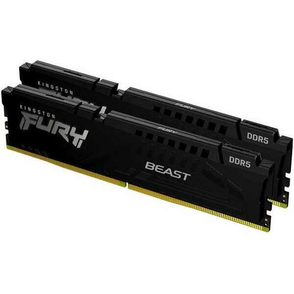 KINGSTON DIMM DDR5 64GB (2x32GB kit) 6400MT/s KF564C32BBK2-64 FURY Beast Black XMP