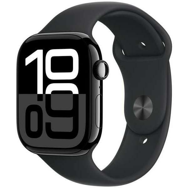 APPLE Watch S10 GPS 42mm Jet Black Alu Case with Black Sport Band - S/M mwwe3qv/a