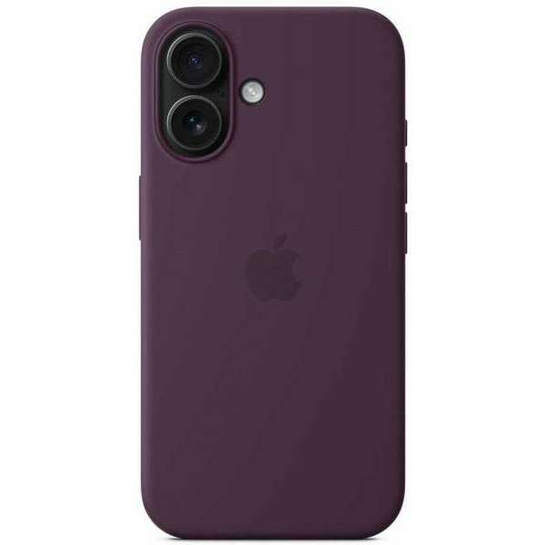 APPLE iPhone 16 Silicone Case with MagSafe Plum myy43zm/a