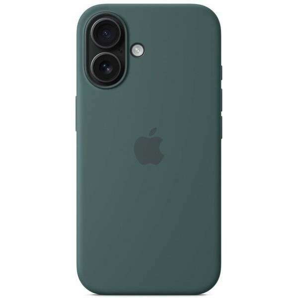 APPLE iPhone 16 Silicone Case with MagSafe Lake Green myy83zm/a