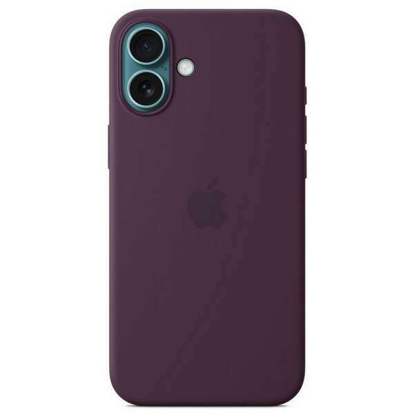 APPLE iPhone 16 Plus Silicone Case with MagSafe Plum myyd3zm/a