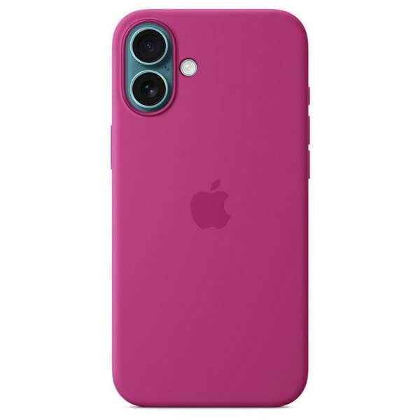 APPLE iPhone 16 Plus Silicone Case with MagSafe Fuchsia myye3zm/a