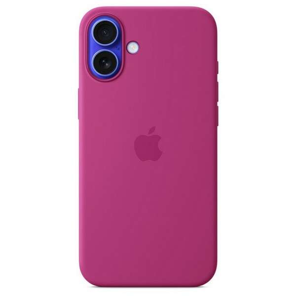 APPLE iPhone 16 Plus Silicone Case with MagSafe Fuchsia myye3zm/a