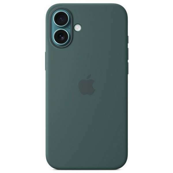 APPLE iPhone 16 Plus Silicone Case with MagSafe Lake Green myyh3zm/a