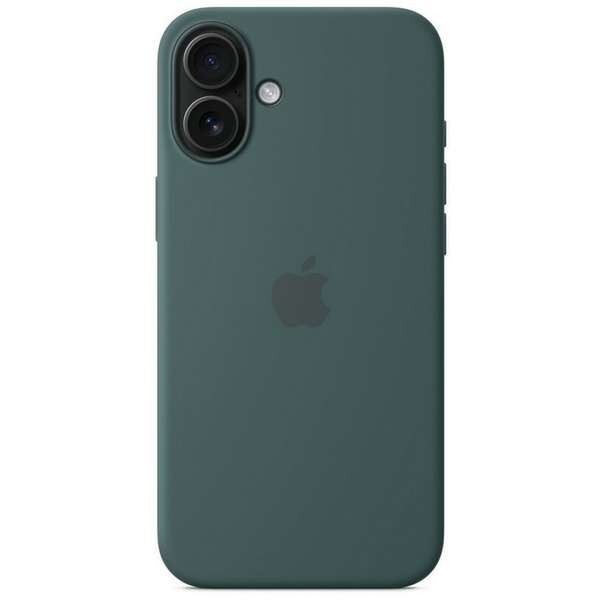 APPLE iPhone 16 Plus Silicone Case with MagSafe Lake Green myyh3zm/a