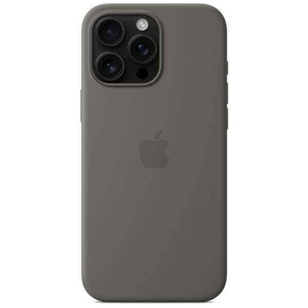 APPLE iPhone 16 Pro Max Silicone Case with MagSafe Stone Gray myyv3zm/a