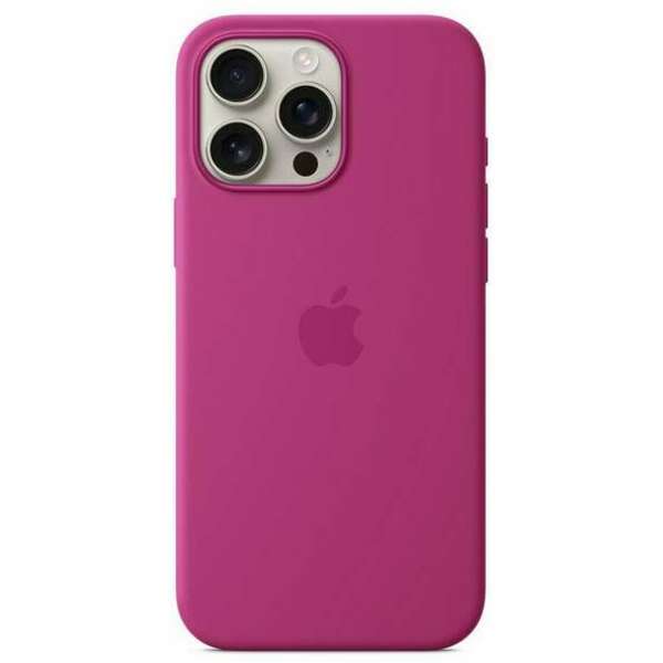 APPLE iPhone 16 Pro Max Silicone Case with MagSafe Fuchsia myyx3zm/a