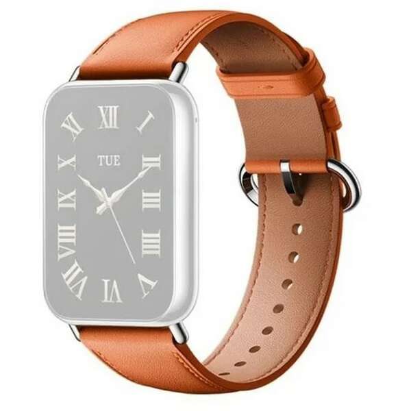 XIAOMI Leather Quick Release Strap Coral Orange