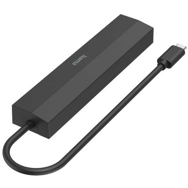 HAMA USB-C Hub, 6 Portova, 3xUSB-A, USB-C, HDMI, LAN