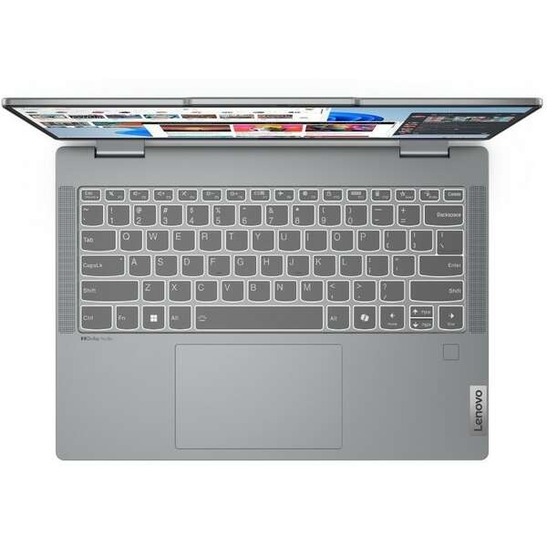 LENOVO IdeaPad 5 2in1 14IRU9 14inch WUXGA, Intel Core i5-120U, 16GB, 1TB SSD, FPR, backlit SRB, DOS, siva (83DT002KYA)