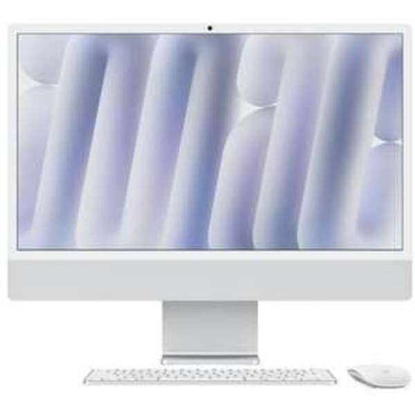 APPLE IMAC 24: SILVER/M4 10C CPU/10C GPU/16GB/256GB/NANO-TEXTURE-ZEE md3h4ze/a