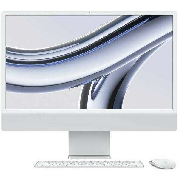 APPLE IMAC 24: SILVER/M3 8C CPU/8C GPU/8GB/256GB-CRO mqr93cr/a 