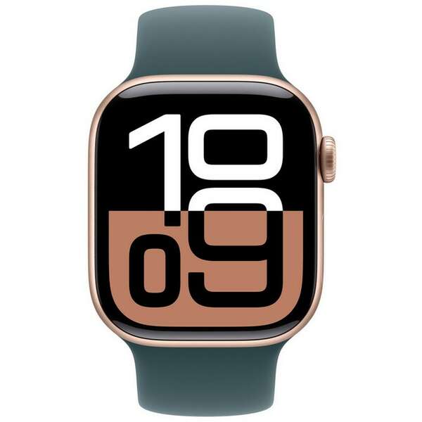 APPLE Watch 46mm Sport Band Lake Green Sport Band - S/M (Seasonal) mxlq3zm/a