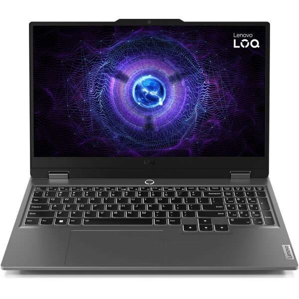 LENOVO LOQ 15IRX9 (Luna Grey) Intel Core i7-13650HX, 24GB, 1TB, 15.6inch FHD IPS AG, RTX4050/6GB, AI Chip, Backlite, DOS (83DV00SMYA)