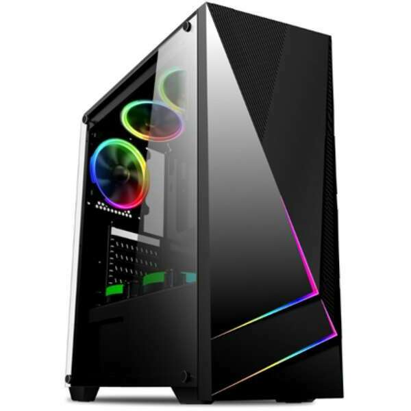 TEHNOMEDIA Lighting Ryzen 5 3600/16GB/512GB/RX580 8GB/600W/Black RGB