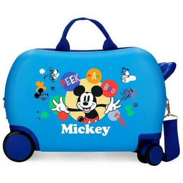 DISNEY MICKEY PEEK A BOO ABS Kofer za decu 45cm sa 4 tockica PLAVI