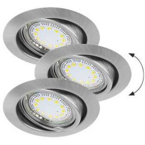 RABALUX Lite LED ugradni spot GU10 3x3W mat hrom