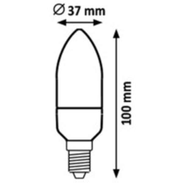 RABALUX Sijalica LED E14, 7W, 590lm, 6500K