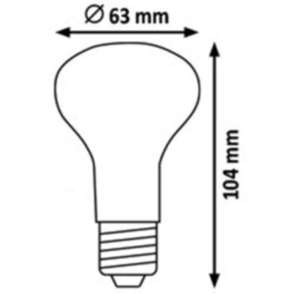 RABALUX Sijalica LED E27, 8W, 630 lm, 3000K