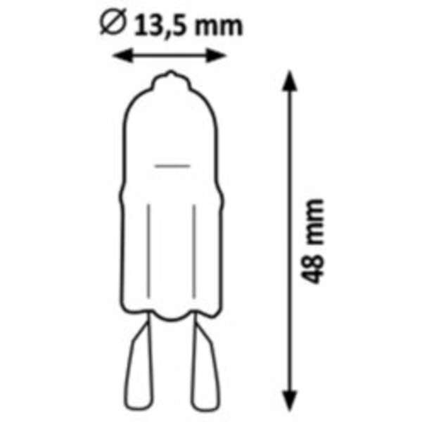 RABALUX Sijalica Eco-halogen G9 42W 2 pcs