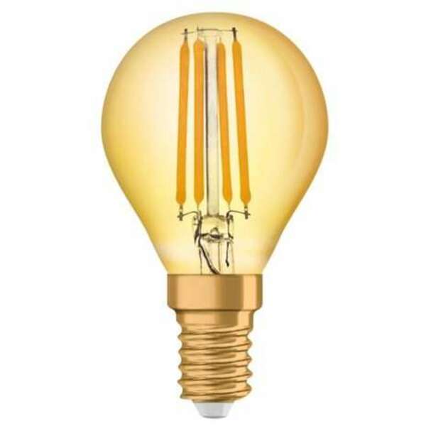 RABALUX Filament LED sijalica, amber, metal+staklo, E14 G45