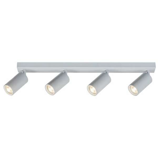 RABALUX Solo, plafonska bela metal spot lamp, 4xGU10